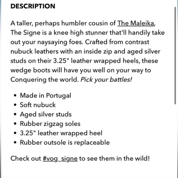 NIB Fluevog Conquer Signe boots - Picture 11 of 12